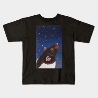 Agouti Hooded Rat Stargazing Kids T-Shirt